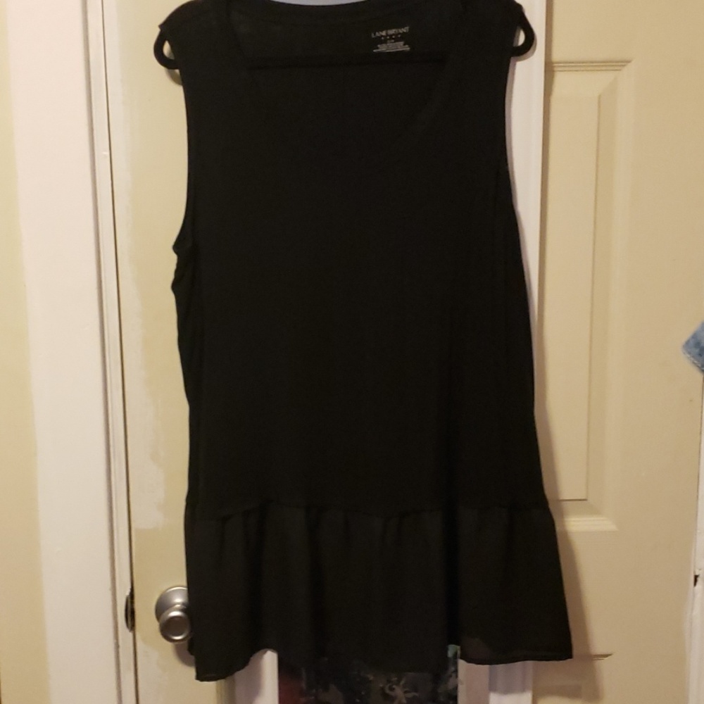 Lane bryant black tank